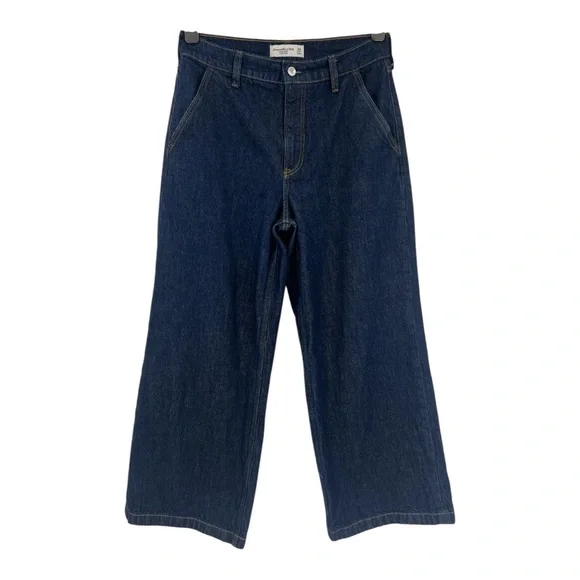 Abercrombie & Fitch High Rise Wide Leg Jean SZ 28 New - Picture 3 of 9